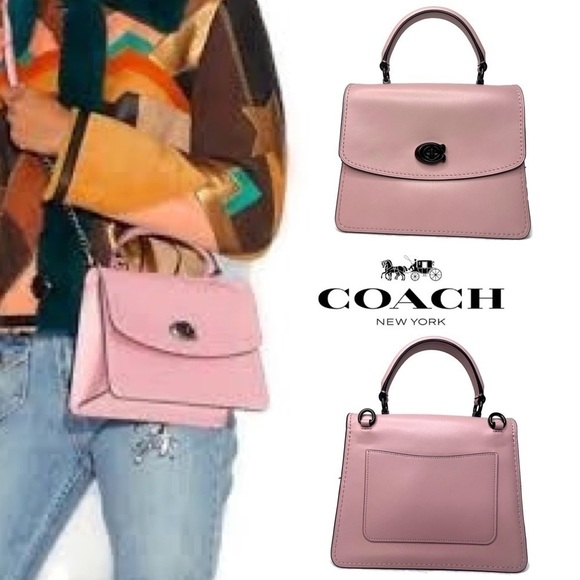 Coach Parker Top Handle Pewter/Aurora 52664 - Picture 2 of 16